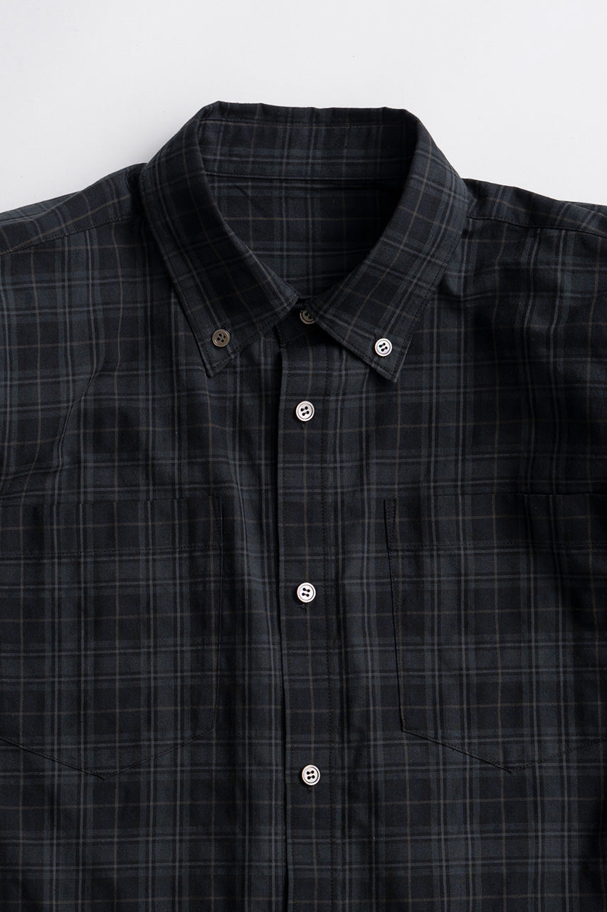 Check Shoulder Padded Shirt - 2026AUTUMN