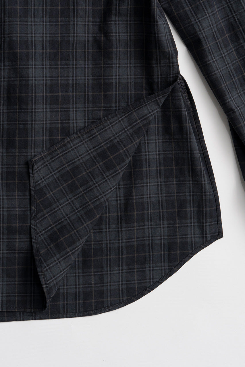 Check Shoulder Padded Shirt - 2026AUTUMN