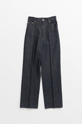 Pintuck High-Waist Straight Pants - 2026AUTUMN
