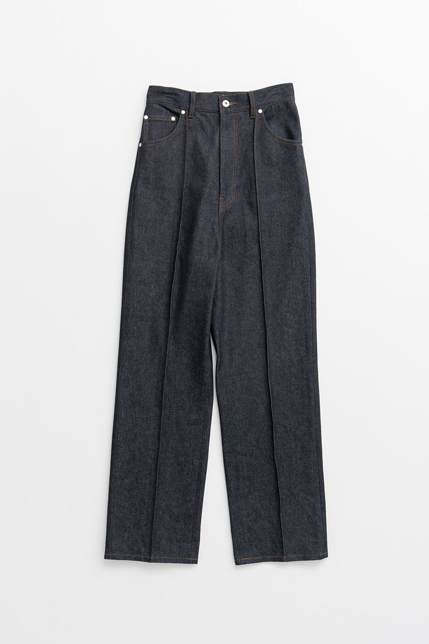 Pintuck High-Waist Straight Pants - 2026AUTUMN