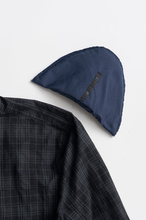 Check Shoulder Padded Shirt - 2026AUTUMN