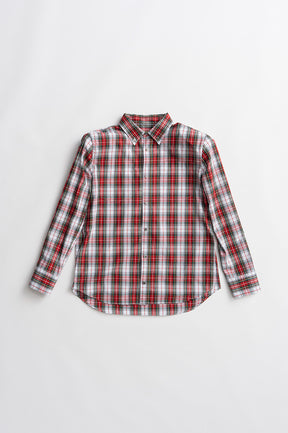 Check Shoulder Padded Shirt - 2026AUTUMN