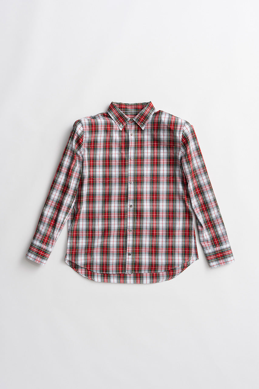 Check Shoulder Padded Shirt - 2026AUTUMN