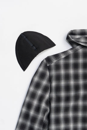 Hoodie Check Shirt