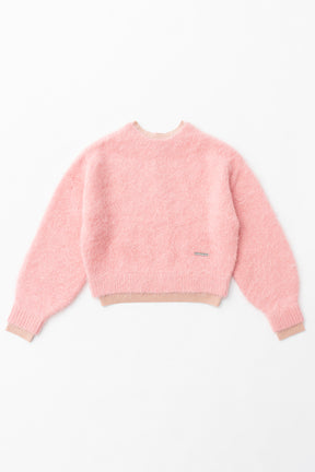 【24WINTER PRE ORDER】2Way Alpaca Shaggy Knit