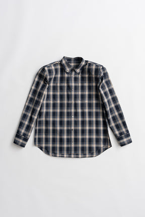 Check Shoulder Padded Shirt - 2026AUTUMN