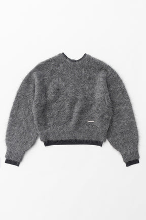 【24WINTER PRE ORDER】2Way Alpaca Shaggy Knit