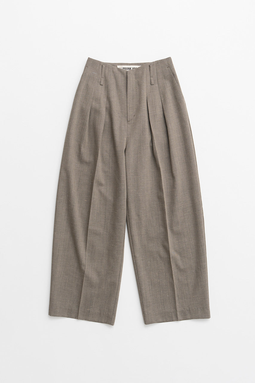 Silk Nep Cocoon Pants - 2026AUTUMN