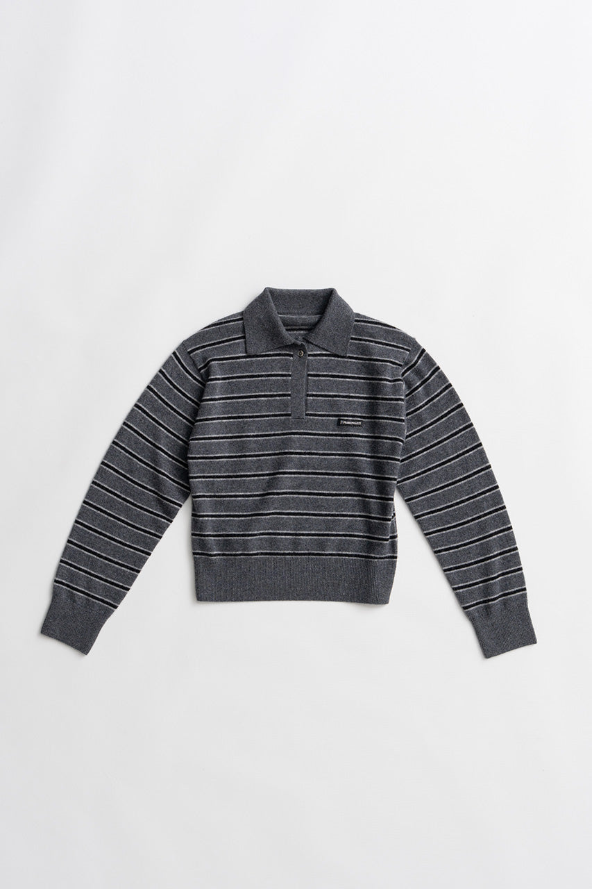 Border Knit Polo - 2026AUTUMN