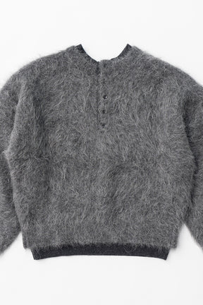 【24WINTER PRE ORDER】2Way Alpaca Shaggy Knit