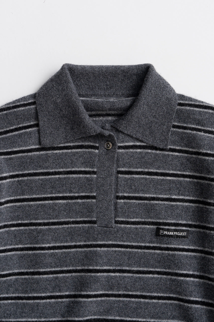 Border Knit Polo - 2026AUTUMN