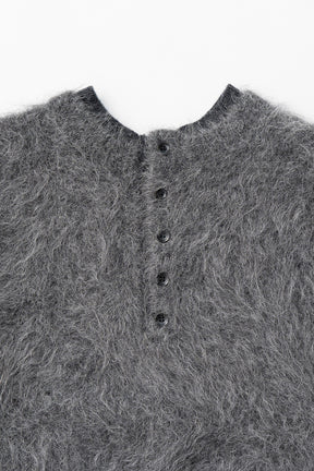 【24WINTER PRE ORDER】2Way Alpaca Shaggy Knit