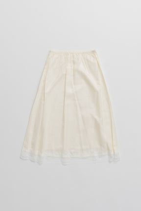 Layered Hem Suede Skirt - 2026AUTUMN