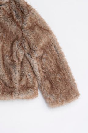Faux Fur Short Coat - 2025 WINTER