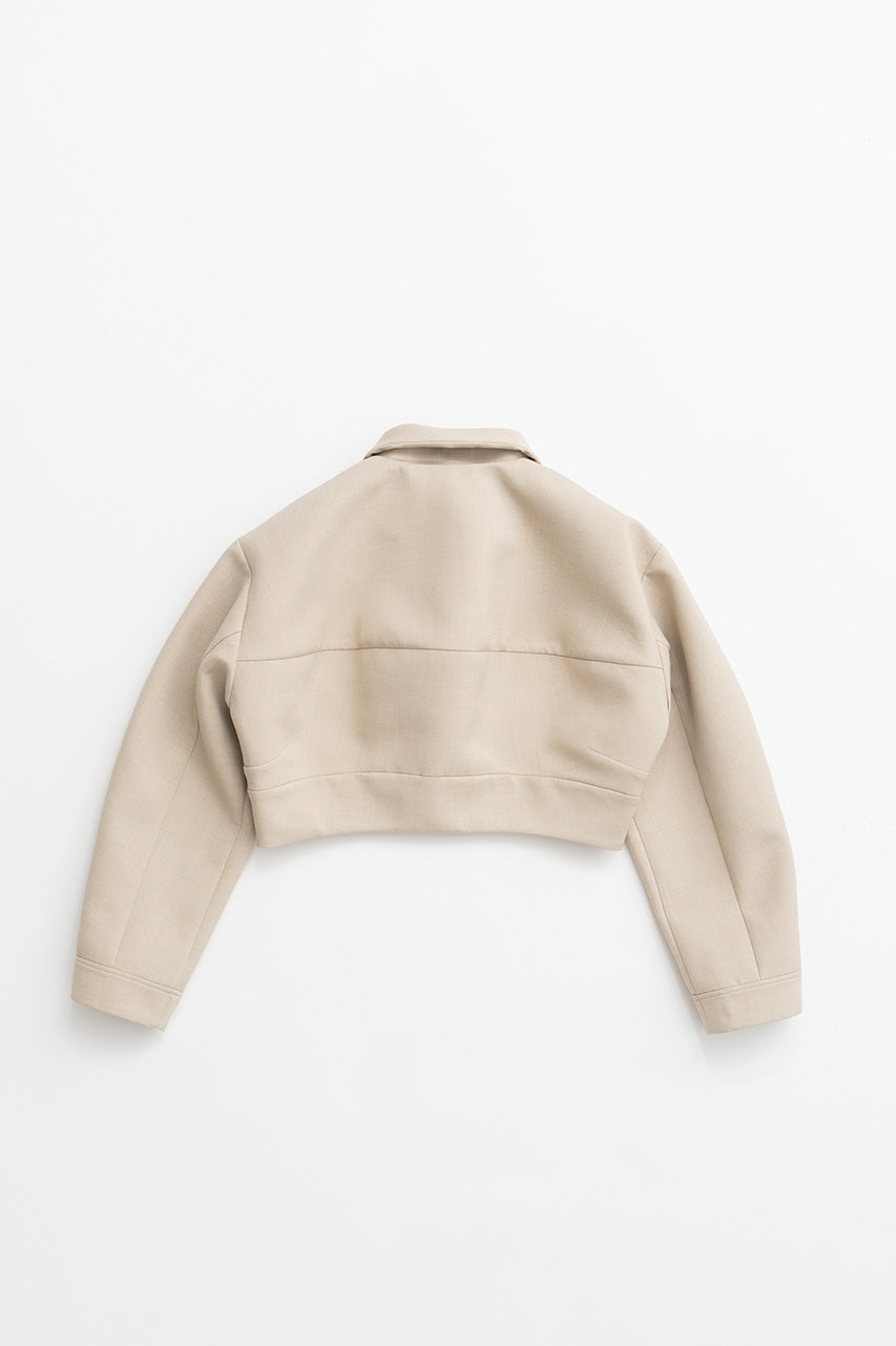 Detachable No-Collar Bonding Blouson - 2026AUTUMN