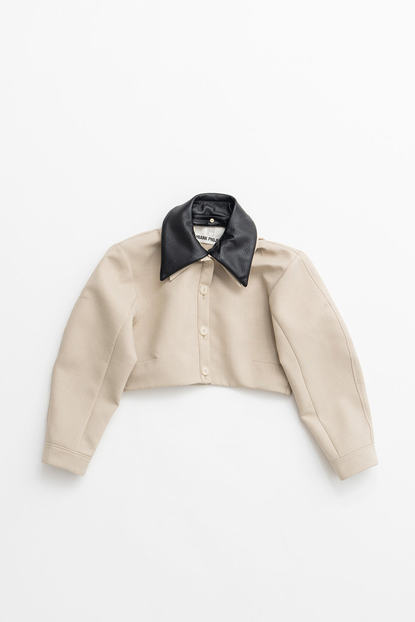 Detachable No-Collar Bonding Blouson - 2026AUTUMN