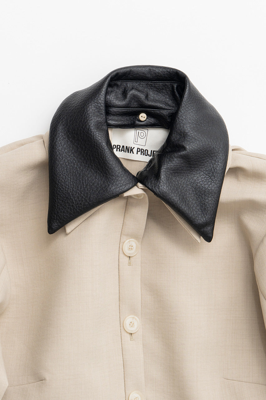 Detachable No-Collar Bonding Blouson - 2026AUTUMN