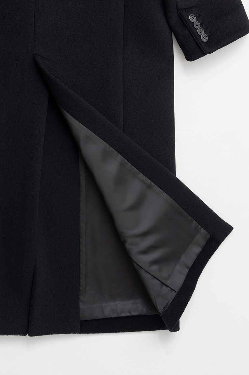 Cashmere Blend Wide Shoulder Coat - 2026AUTUMN