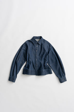 Waist Change Denim Shirt - 2026AUTUMN