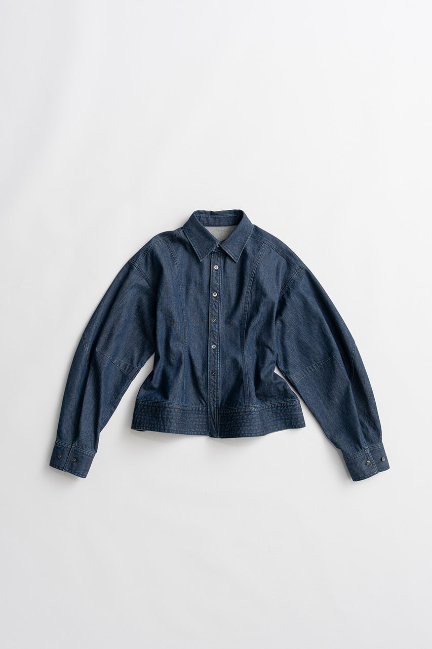 Waist Change Denim Shirt - 2026AUTUMN
