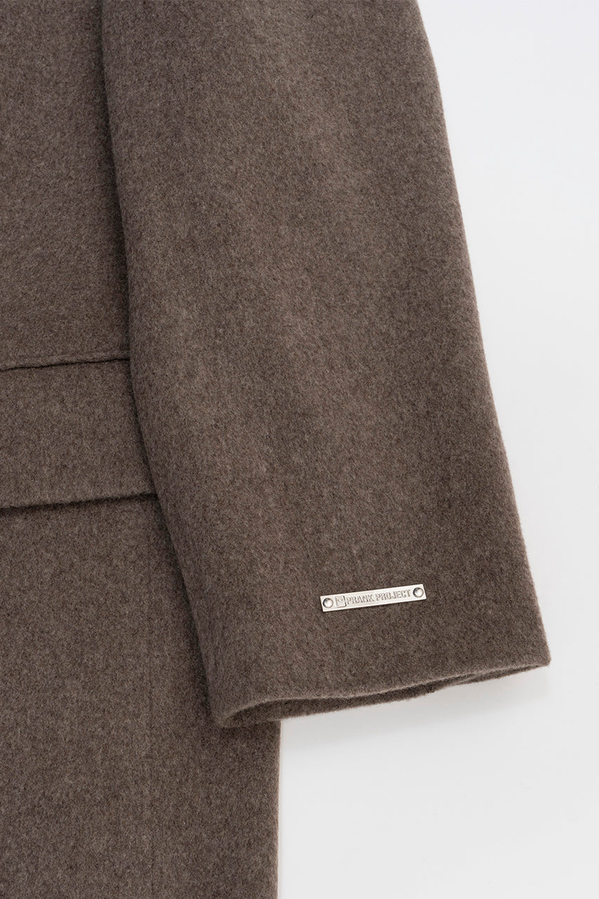 【24WINTER PRE ORDER】Melange Wool Long Double Coat