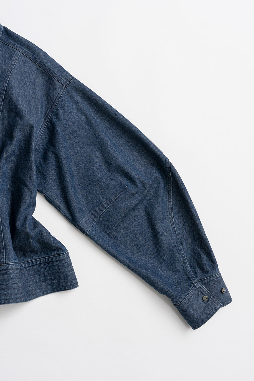 Waist Change Denim Shirt - 2026AUTUMN