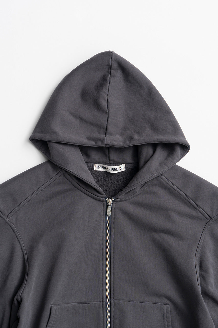 Power Shoulder Zip Hoodie - 2026AUTUMN