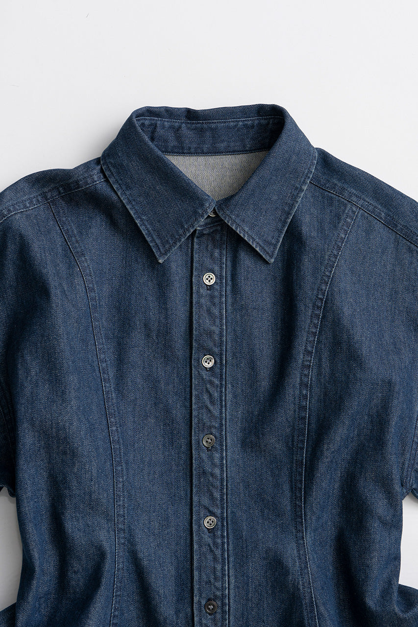 Waist Change Denim Shirt - 2026AUTUMN