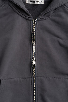 Power Shoulder Zip Hoodie - 2026AUTUMN