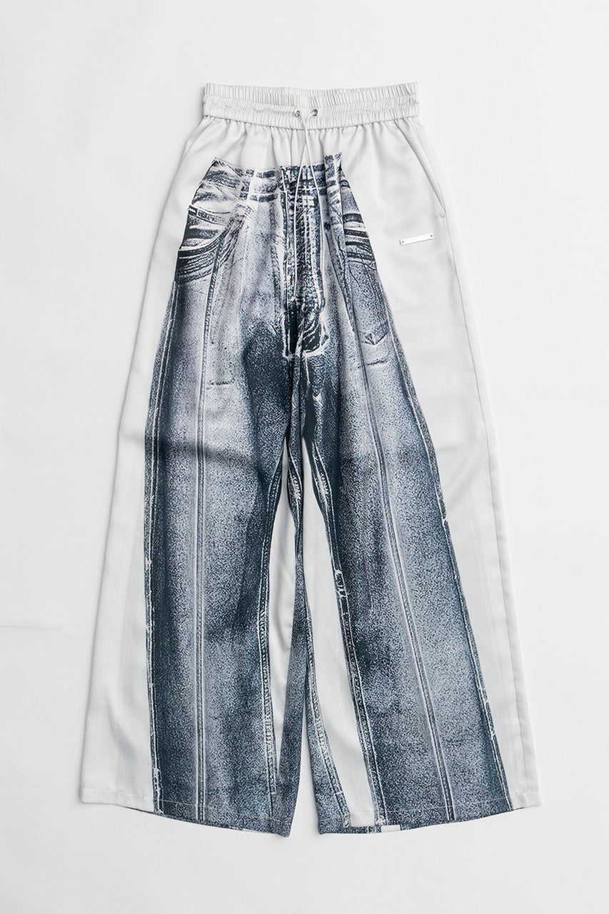 【PRE ORDER】Denim Printed Easy Pants