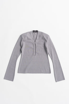 Deep V-Neck Knit Pullover - 2026AUTUMN