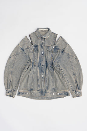 [24Autumn PRE ORDER] Zip Denim Shirt Blouson