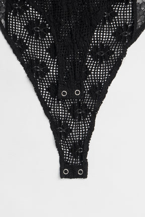 Lace Frill Bodysuit - 2025 SUMMER
