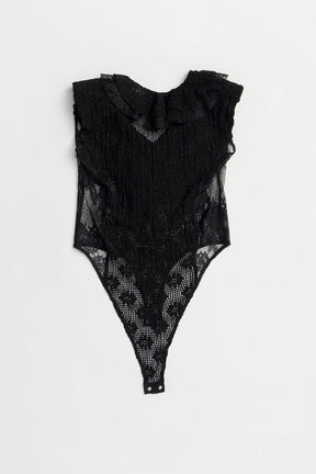 Lace Frill Bodysuit - 2025 SUMMER