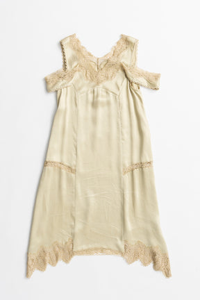 Drop Hem Lingerie Dress - 2026AUTUMN