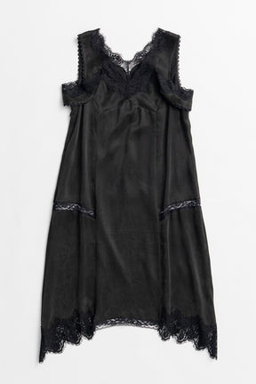 Drop Hem Lingerie Dress - 2026AUTUMN