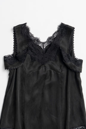 Drop Hem Lingerie Dress - 2026AUTUMN