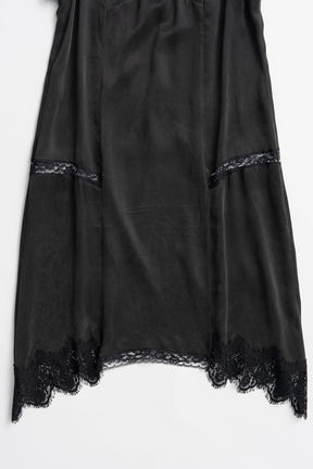 Drop Hem Lingerie Dress - 2026AUTUMN