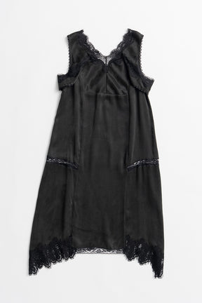 Drop Hem Lingerie Dress - 2026AUTUMN