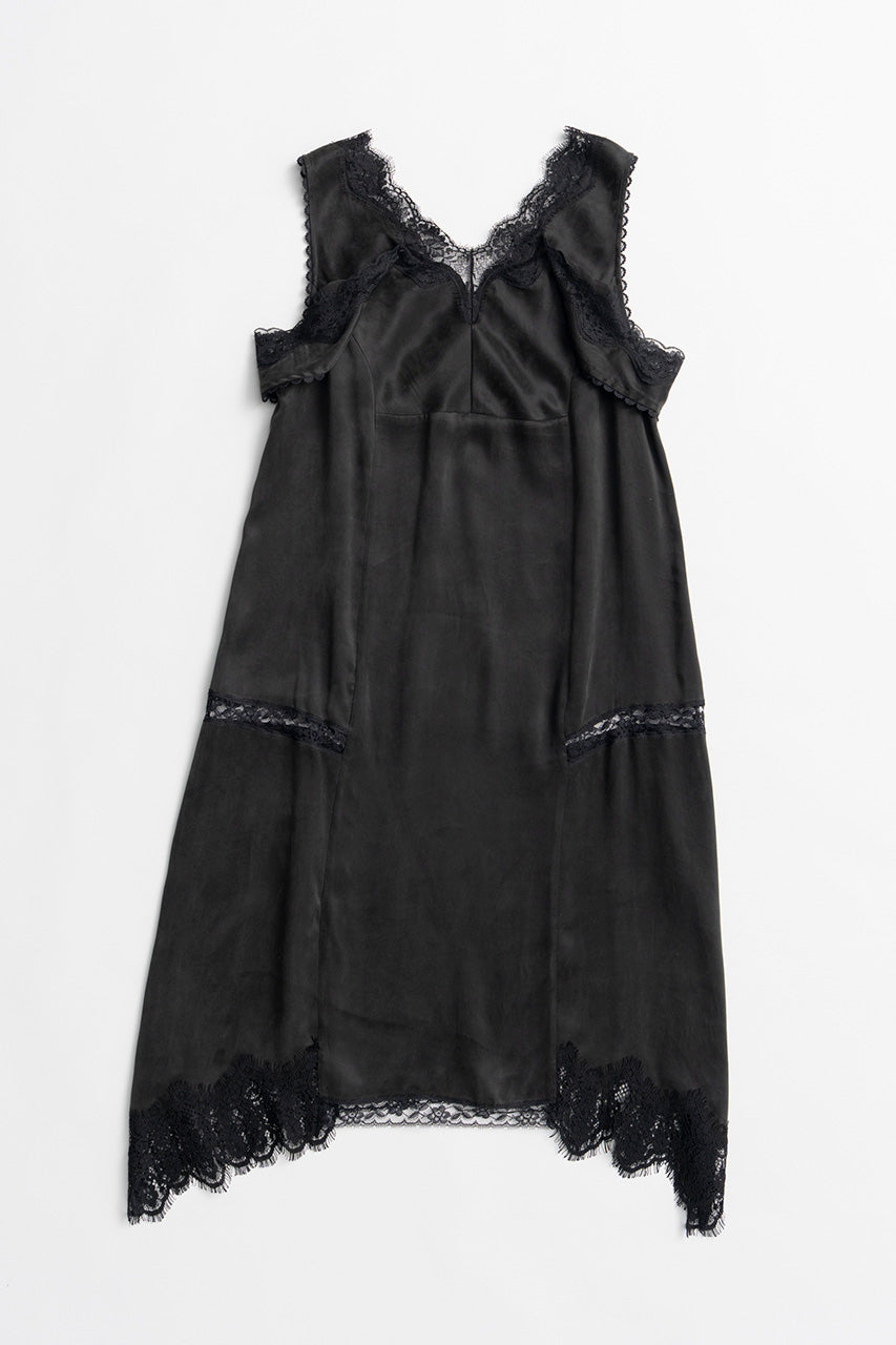 Drop Hem Lingerie Dress - 2026AUTUMN