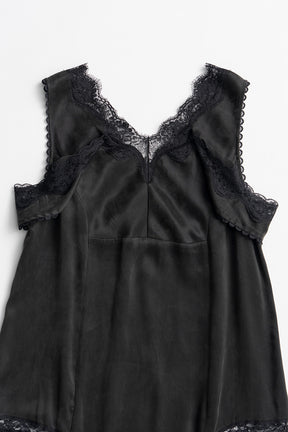 Drop Hem Lingerie Dress - 2026AUTUMN