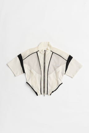 Half Sleeve Mesh Track Jacket - 2025 SUMMER