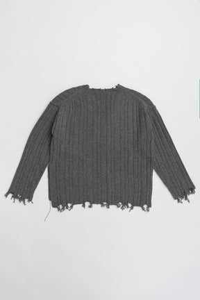 [24Autumn PRE ORDER] PLUNGE NECK KNIT