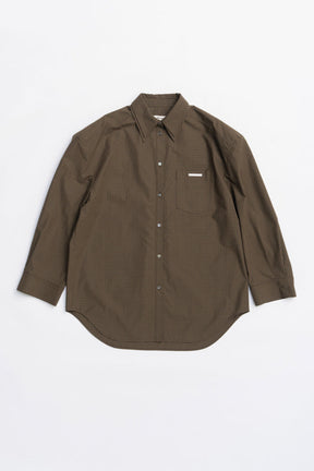Double Collar Power Shirt Over Shirt