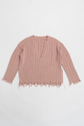 [24Autumn PRE ORDER] PLUNGE NECK KNIT