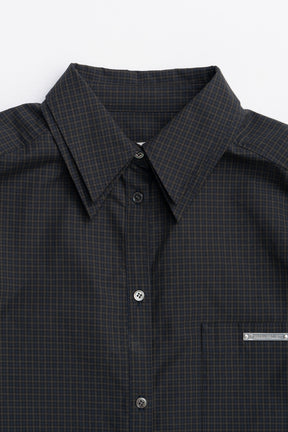 Double Collar Power Shirt Over Shirt
