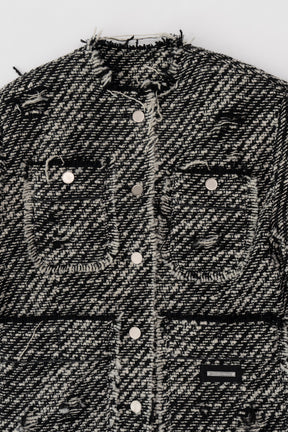 [Weboff Part number] Tweed Damaged over Jacket