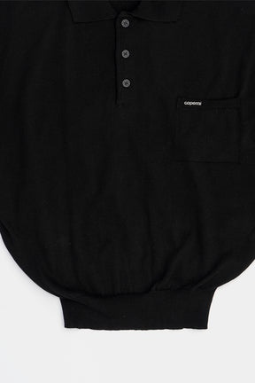 Knotted Sleeve Polo Jumper