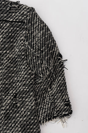 Tweed Damaged Over Jacket