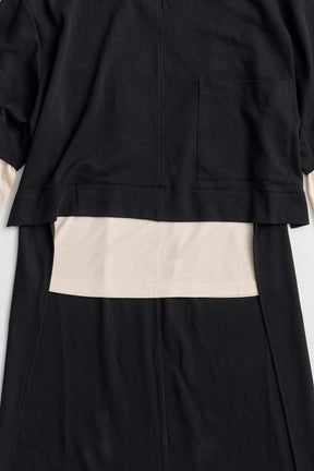 Back Long Layered Jersey Top - 2026AUTUMN